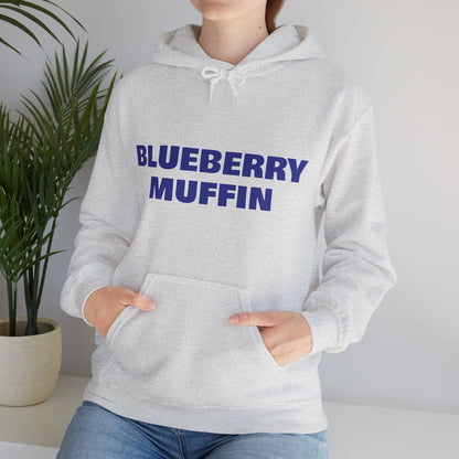 Blueberry Muffin Unisex Hooded Sweatshirt - Cozy Casual Wear for Food Lovers