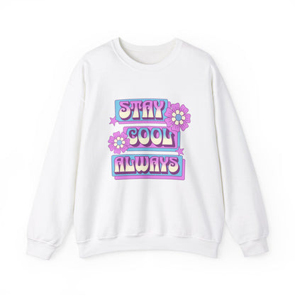 Stay Cool Always Unisex Crewneck Sweatshirt - Fun & Cozy Style