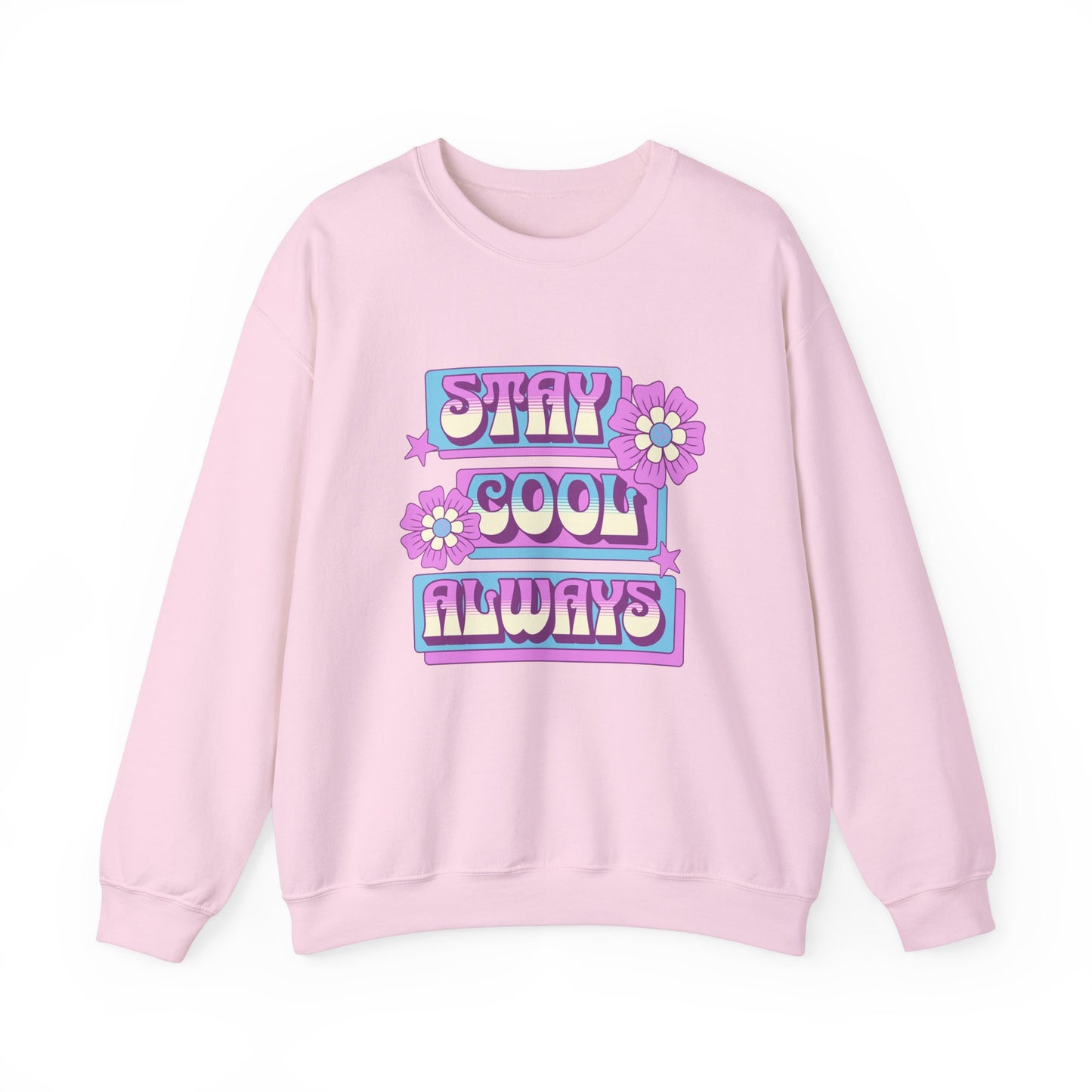 Stay Cool Always Unisex Crewneck Sweatshirt - Fun & Cozy Style