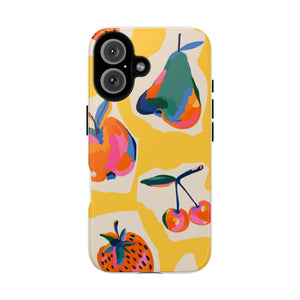 Fruity Vibe Tough Phone Case - Colorful Fruit Design