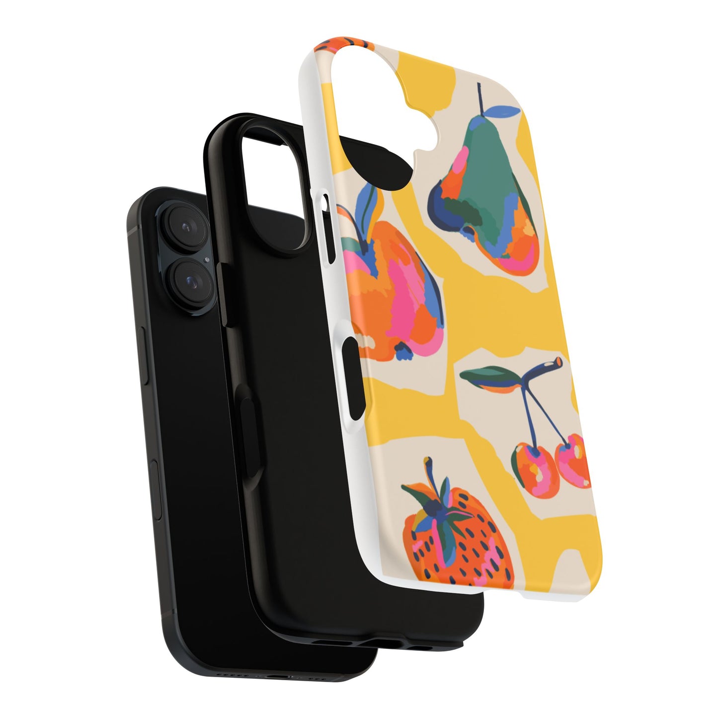 Fruity Vibe Tough Phone Case - Colorful Fruit Design